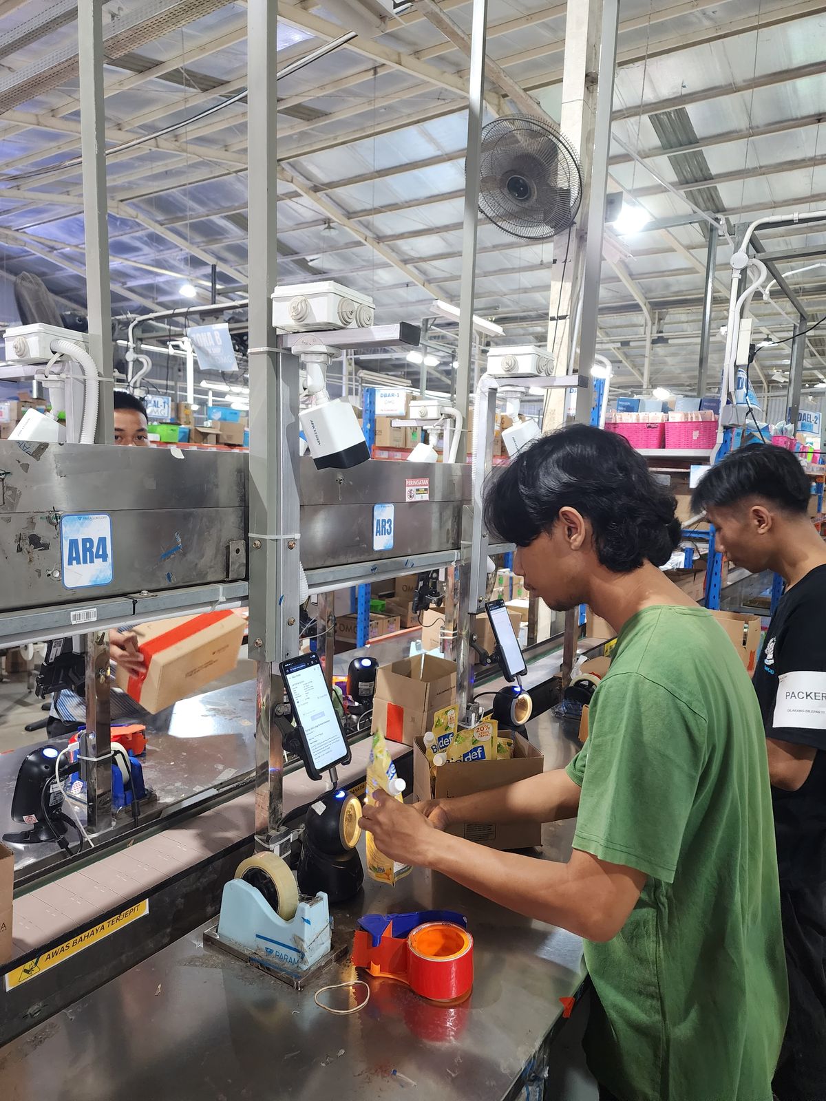 Site visit — Packing line